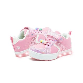 Foto 3 | Tenis Bubble Gummers Toto Para Niña Con Luces Velcro En Rosa Rosa