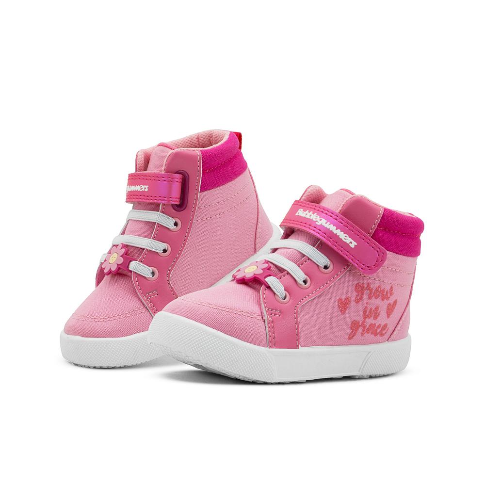Foto 2 pulgar | Tenis Bota Luces Niña Tabata Iii Velcro Antiderrapante 12-17 Fucsia