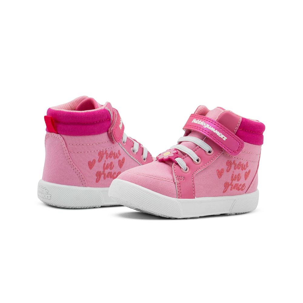 Foto 4 pulgar | Tenis Bota Luces Niña Tabata Iii Velcro Antiderrapante 12-17 Fucsia
