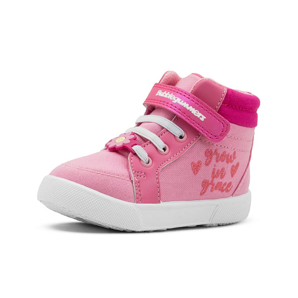 Foto 5 pulgar | Tenis Bota Luces Niña Tabata Iii Velcro Antiderrapante 12-17 Fucsia