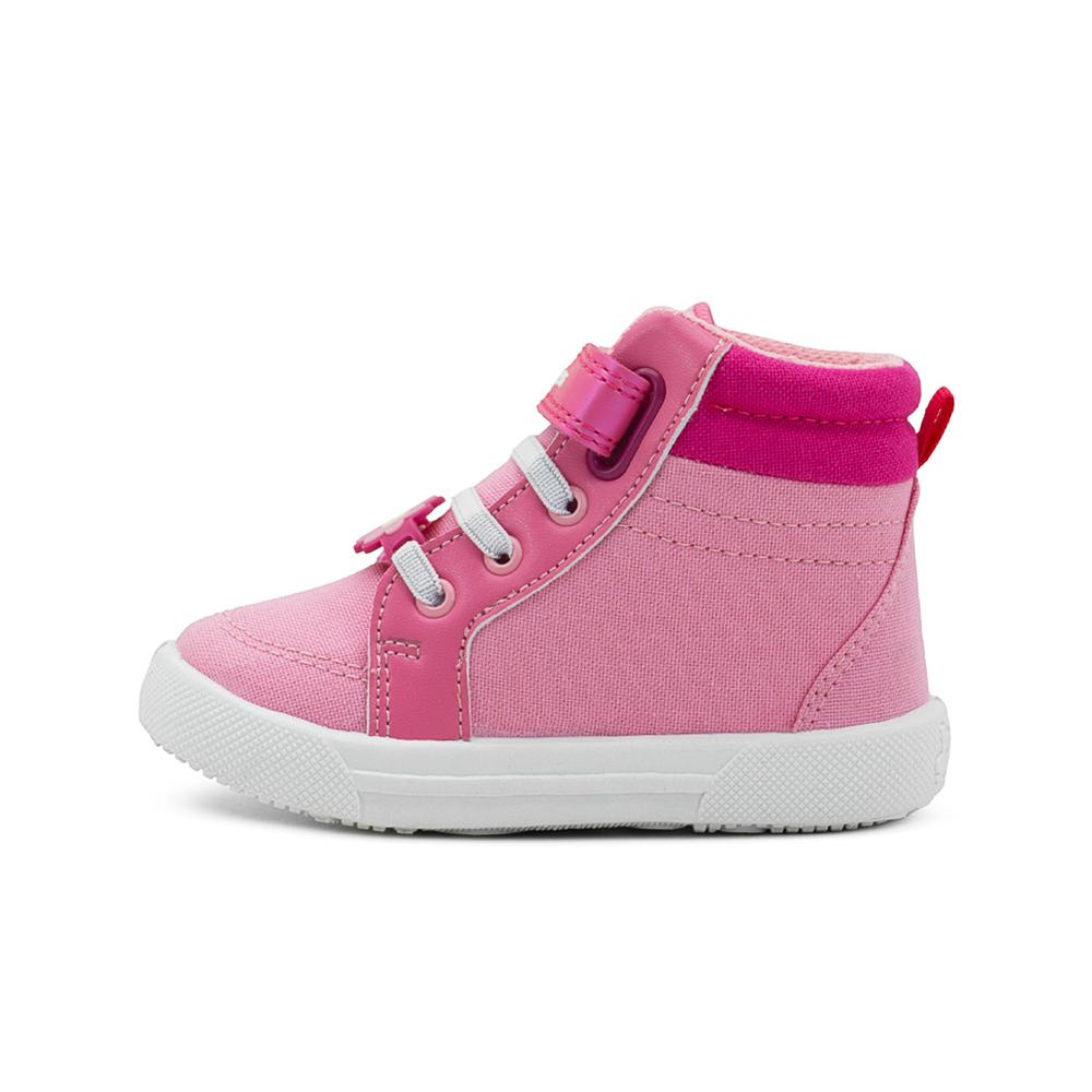 Foto 7 pulgar | Tenis Bota Luces Niña Tabata Iii Velcro Antiderrapante 12-17 Fucsia