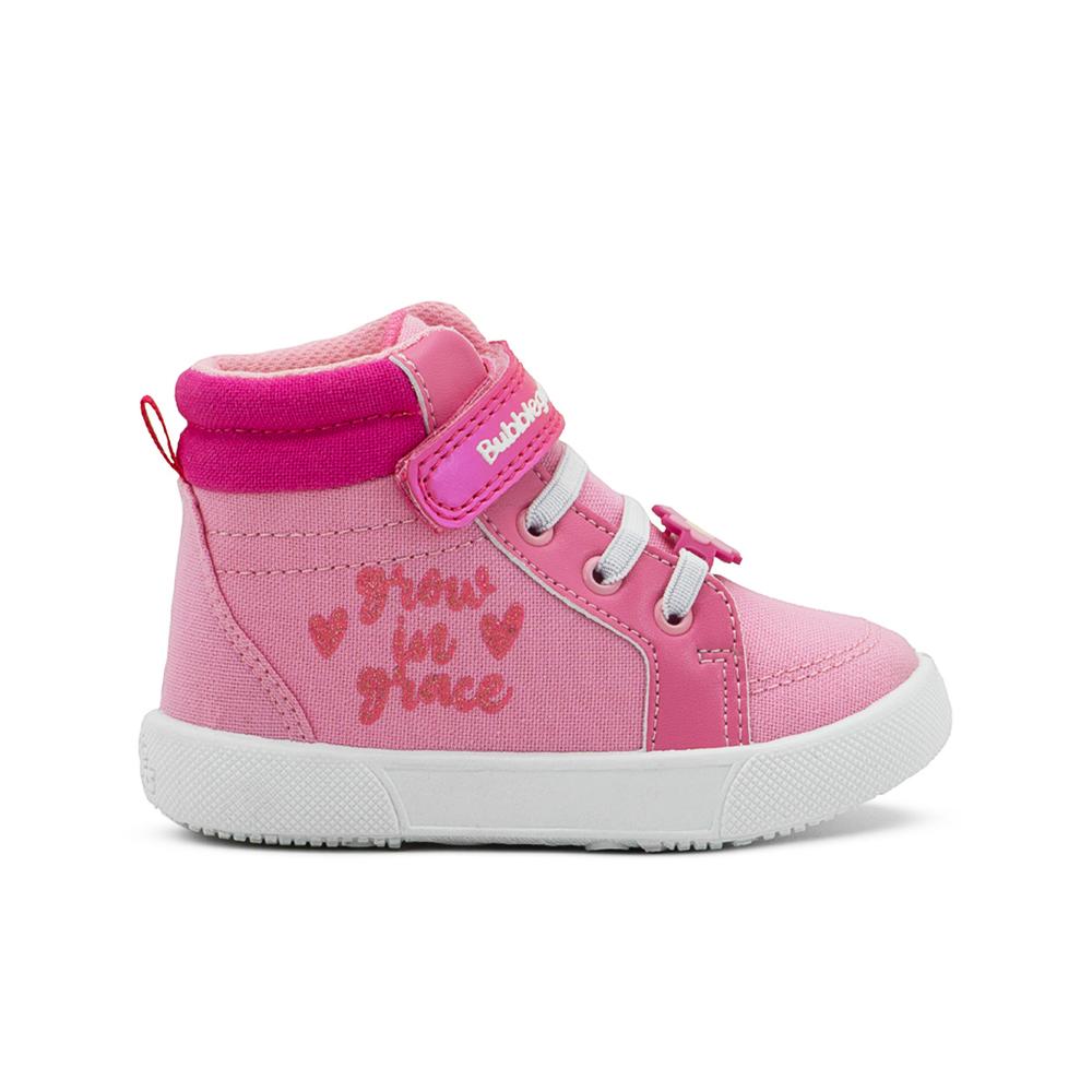Foto 8 pulgar | Tenis Bota Luces Niña Tabata Iii Velcro Antiderrapante 12-17 Fucsia