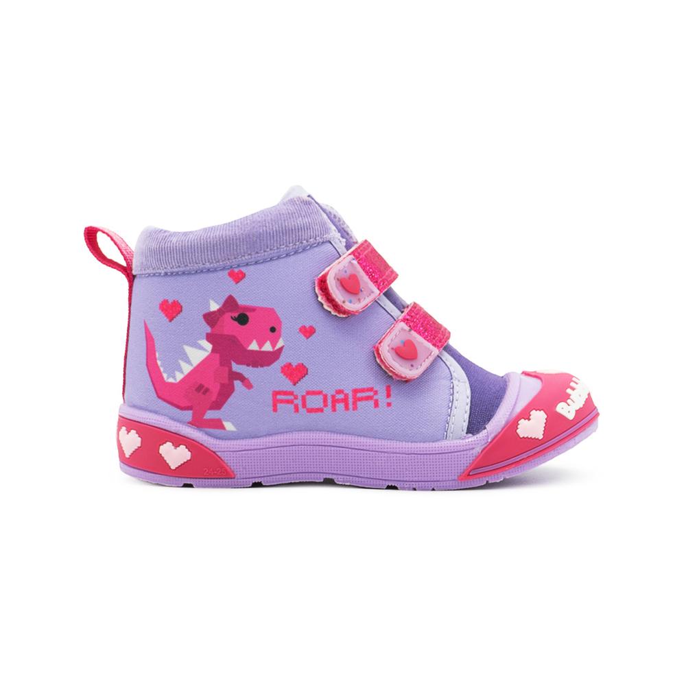 Foto 8 pulgar | Tenis Niña Bubble Gummers  Secta Lila Doble Velcro 14-17 Lila