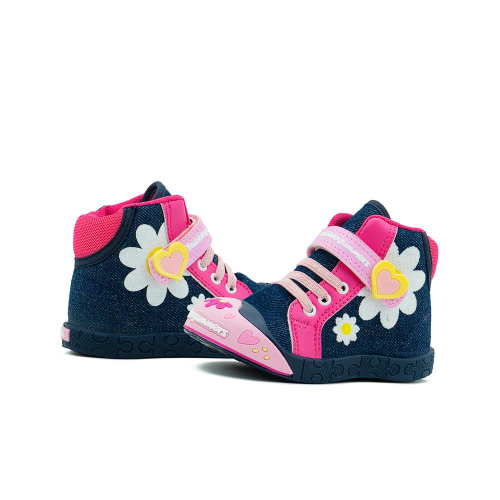 Foto 4 pulgar | Tenis Bota Bubble Gummers  Taiwan Para Niña Mezclilla/fiusha Fucsia