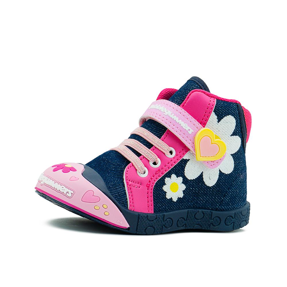 Foto 5 pulgar | Tenis Bota Bubble Gummers  Taiwan Para Niña Mezclilla/fiusha Fucsia