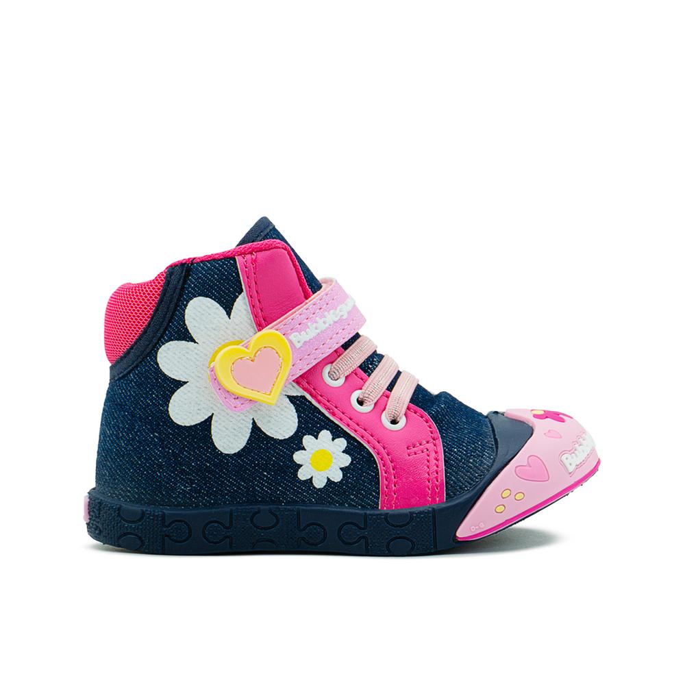 Foto 7 | Tenis Bota Bubble Gummers  Taiwan Para Niña Mezclilla/fiusha Fucsia