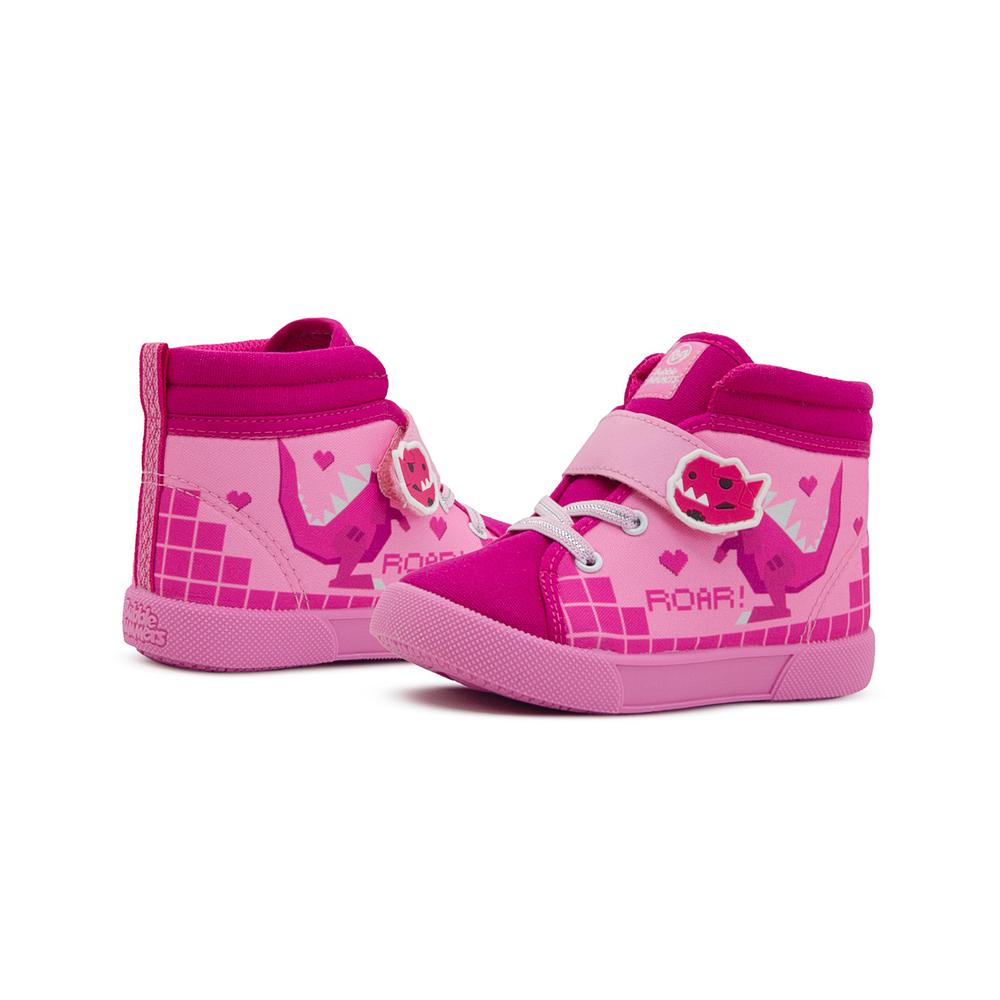 Foto 4 pulgar | Tenis Bota Bubble Gummers Para Niña Sox Color Rosa 12-17 Rosa