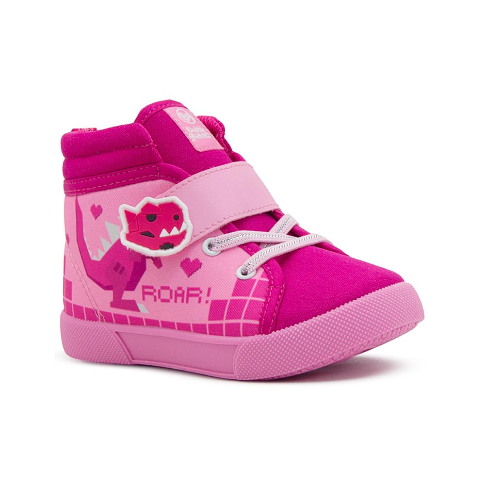 Foto 6 pulgar | Tenis Bota Bubble Gummers Para Niña Sox Color Rosa 12-17 Rosa