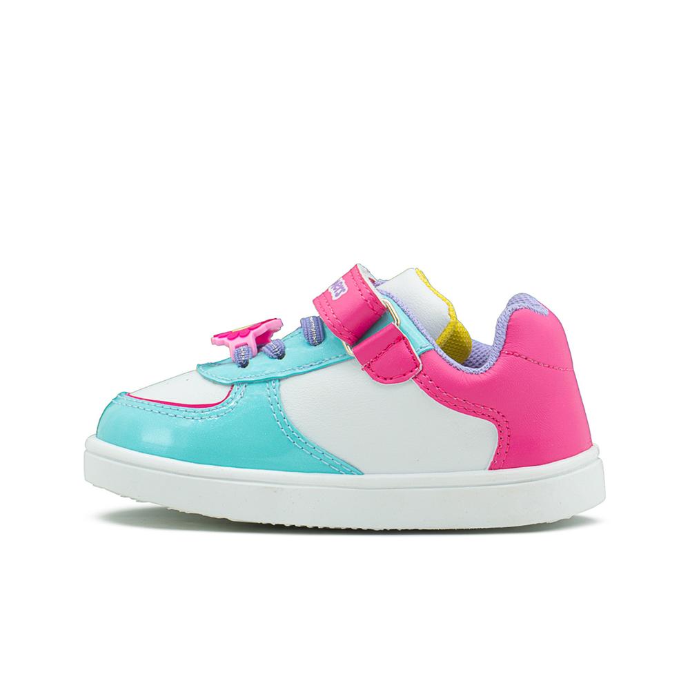 Foto 8 pulgar | Tenis Bubble Gummers Tiny Niña Ajuste Velcro Fiusha/menta Fucsia