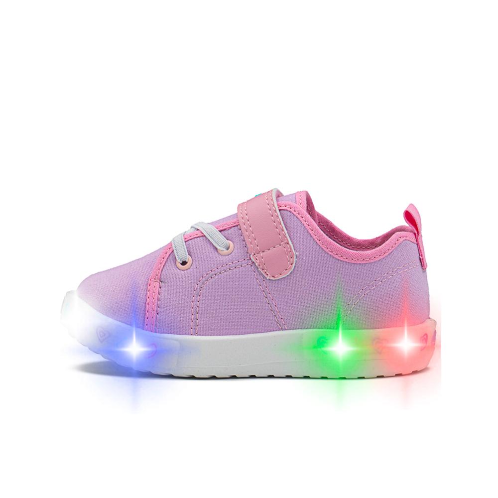 Foto 6 | Tenis Bubble Gummers Tapiocal Para Niña Luces Led Lila/rosa Lila