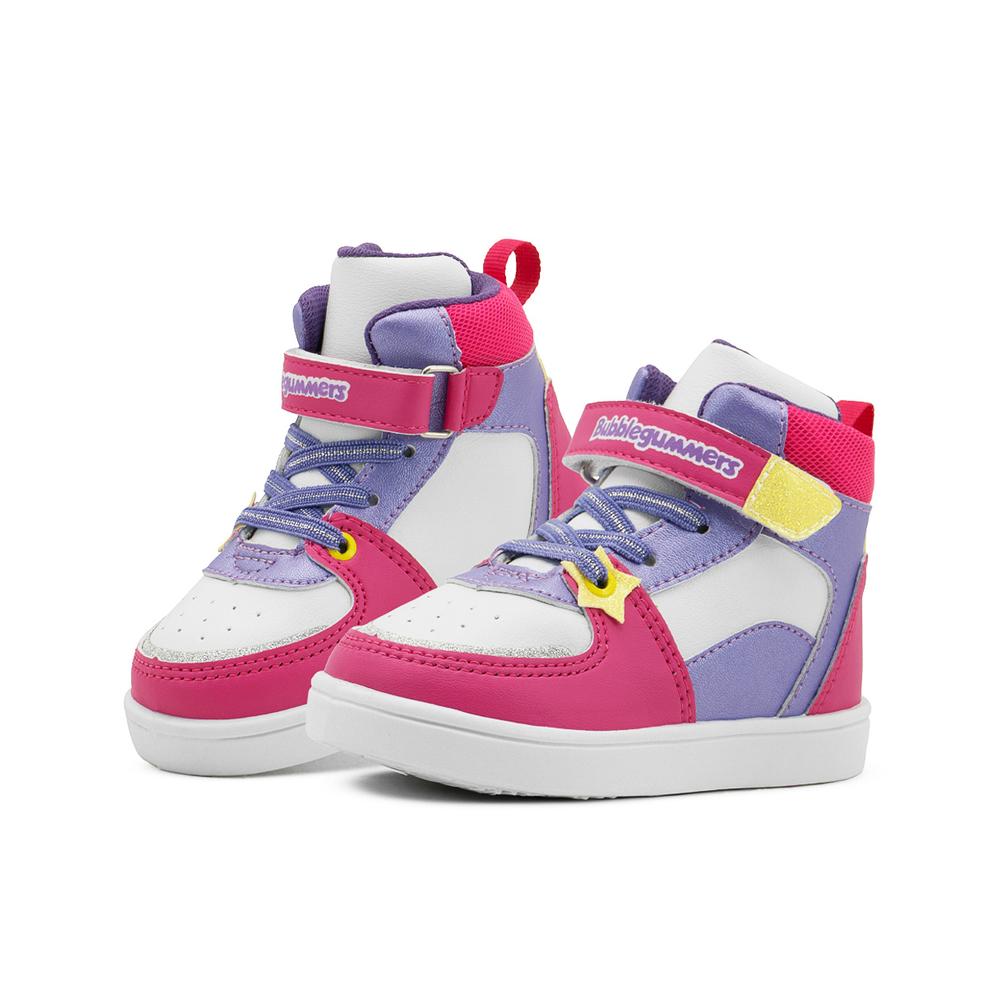 Foto 1 | Tenis Bubble Gummers Niñas Tobago I Antiderrapante Velcro Blanco