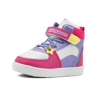 Foto 4 | Tenis Bubble Gummers Niñas Tobago I Antiderrapante Velcro Blanco