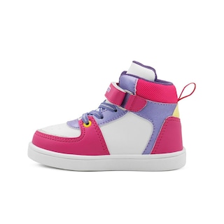 Foto 6 | Tenis Bubble Gummers Niñas Tobago I Antiderrapante Velcro Blanco