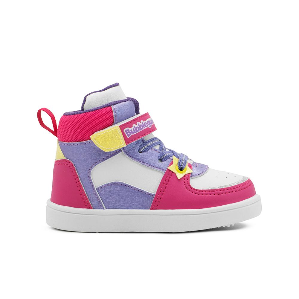 Foto 7 | Tenis Bubble Gummers Niñas Tobago I Antiderrapante Velcro Blanco