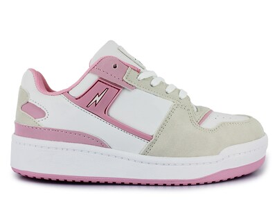 Foto 3 | Tenis Casual Rosa Blanco Infantil Exh Reneval Newk