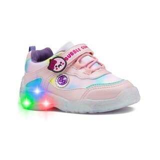 Foto 5 | Tenis Luces Niña Bubble Gummers Emogi Moda Colo Rosa Rosa