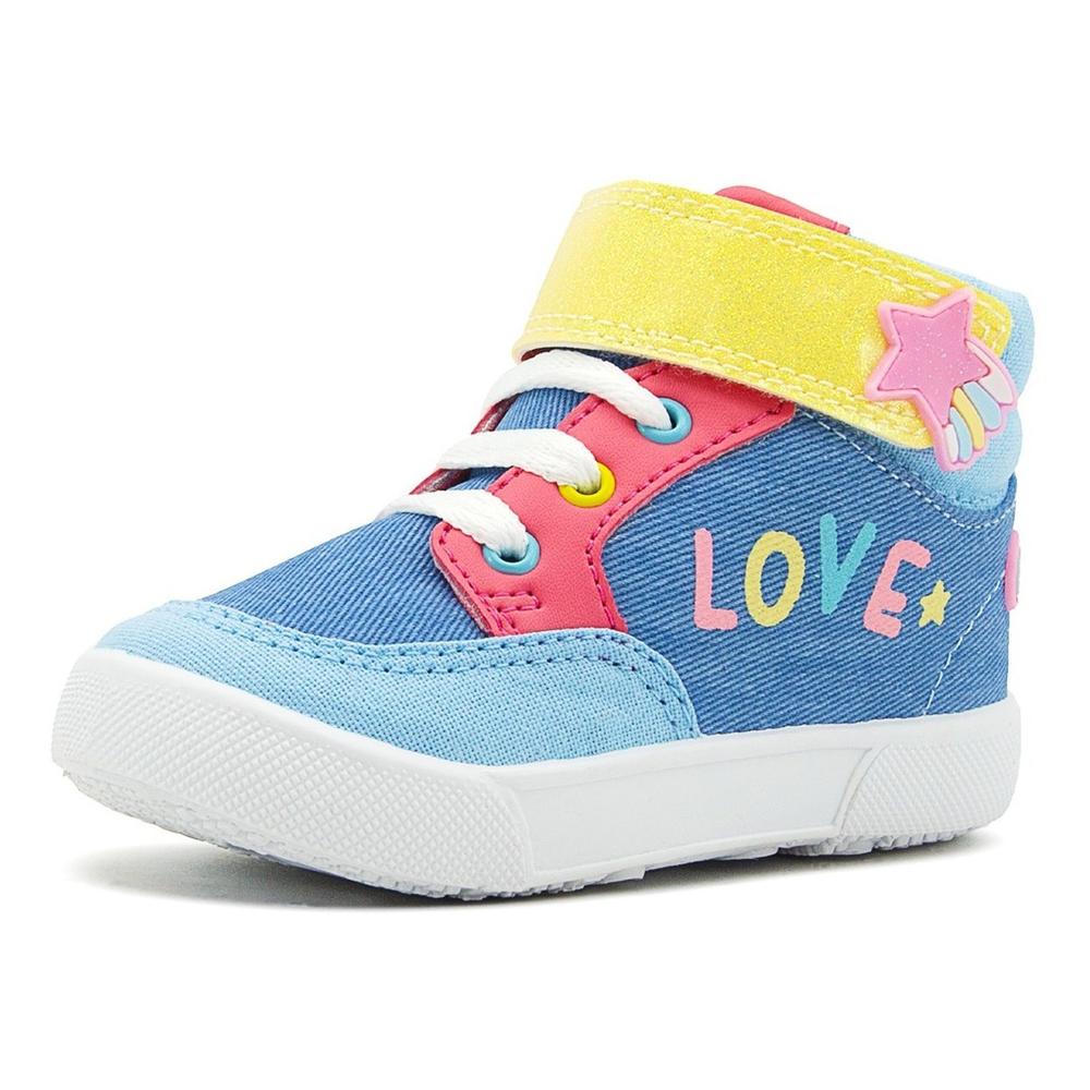 Foto 5 pulgar | Tenis Bota Niña Bubble Gummers Rapunzel Estrella Azul 12-17 Azul Acero