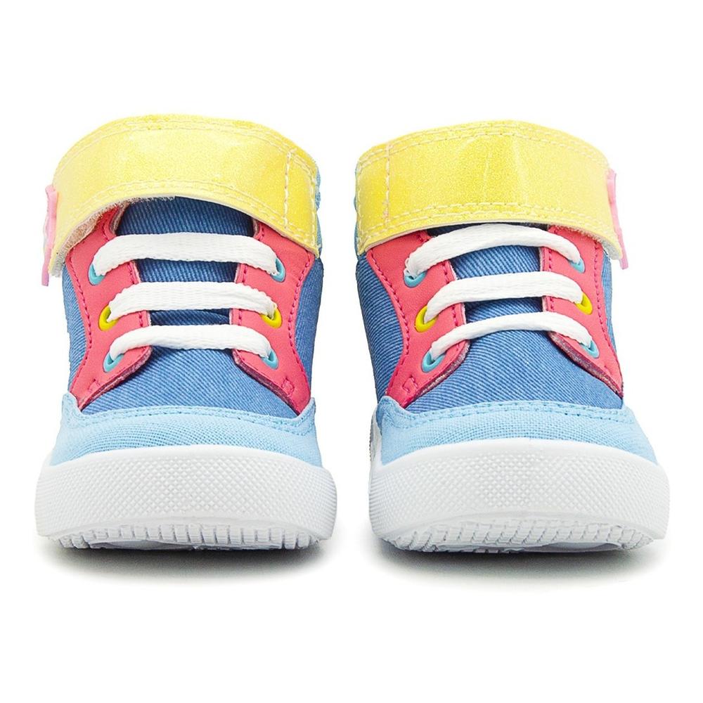 Foto 6 | Tenis Bota Niña Bubble Gummers Rapunzel Estrella Azul 12-17 Azul Acero
