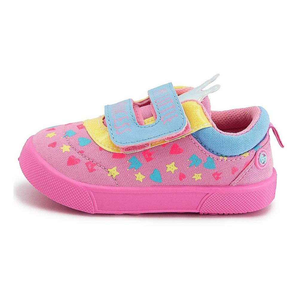 Foto 4 pulgar | Tenis Niña Princesas Bubble Gummers Odette Rosa 12-17 Rosa