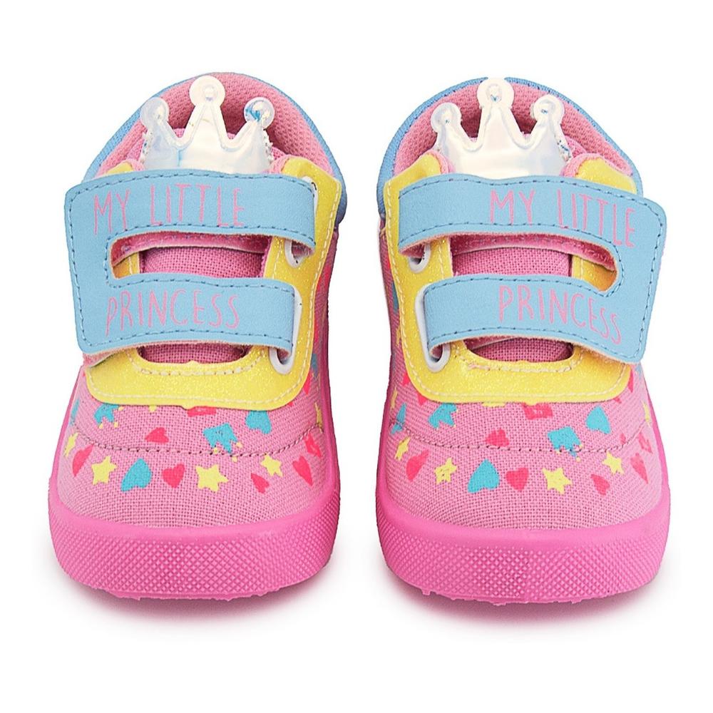 Foto 5 | Tenis Niña Princesas Bubble Gummers Odette Rosa 12-17 Rosa