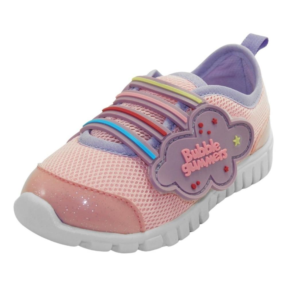 Foto 4 pulgar | Tenis Niña Arcoíris Bubble Gummers Monic Rosa/lila 13-19 Rosa Claro