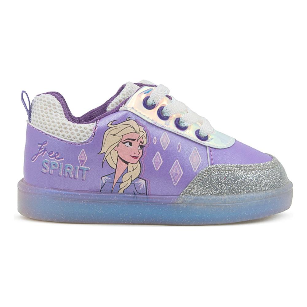 Foto 2 pulgar | Tenis Bubble Gummers Niña Disney Frozen Gissy Lila 14-19 Rosa