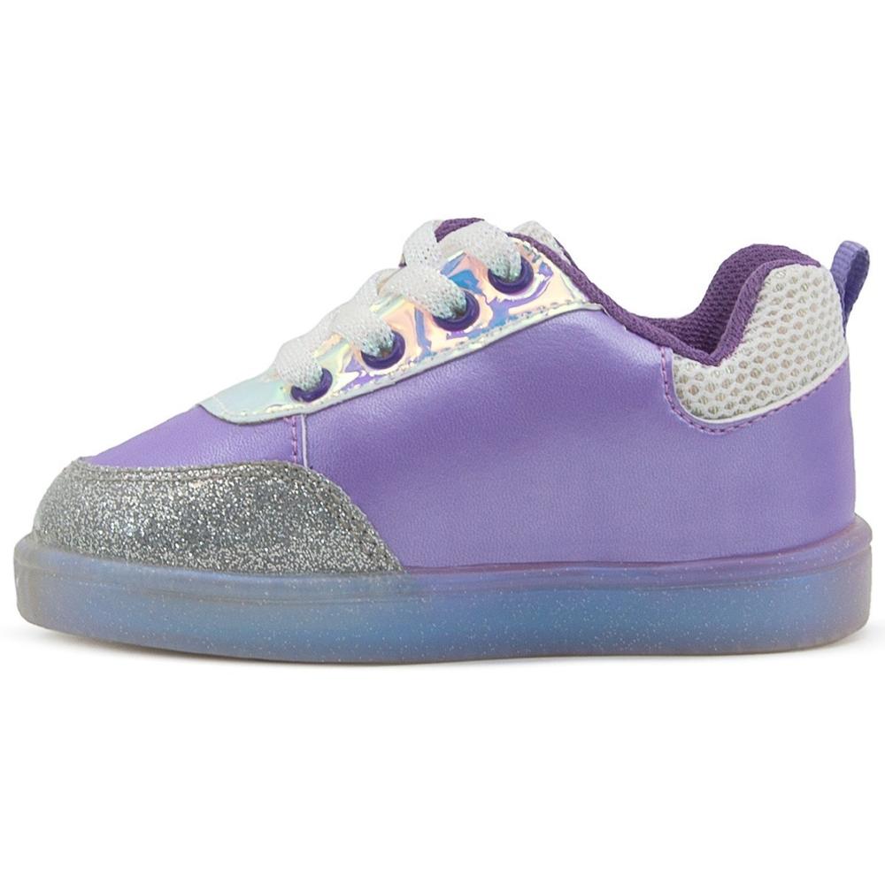 Foto 6 pulgar | Tenis Bubble Gummers Niña Disney Frozen Gissy Lila 14-19 Rosa