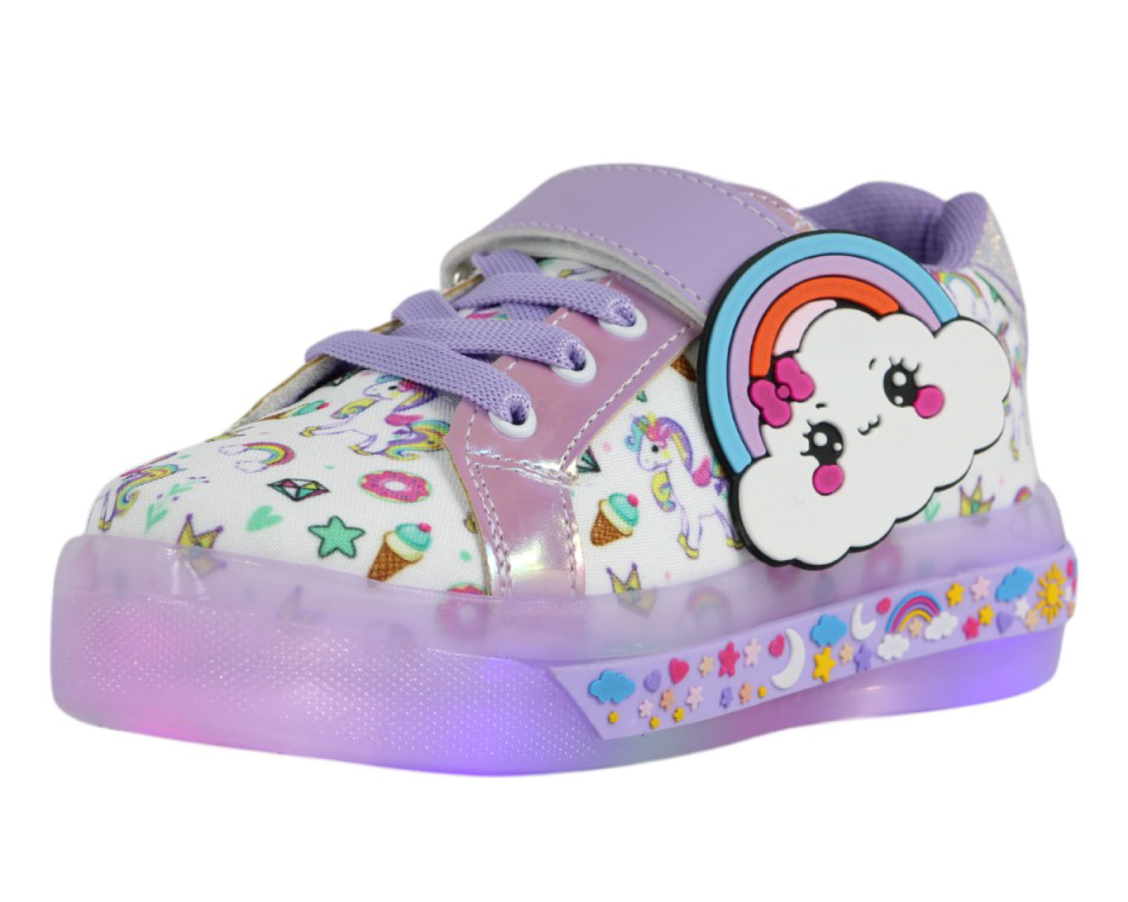 Foto 2 | Tenis Luces Led Kuali Shoes para Niña