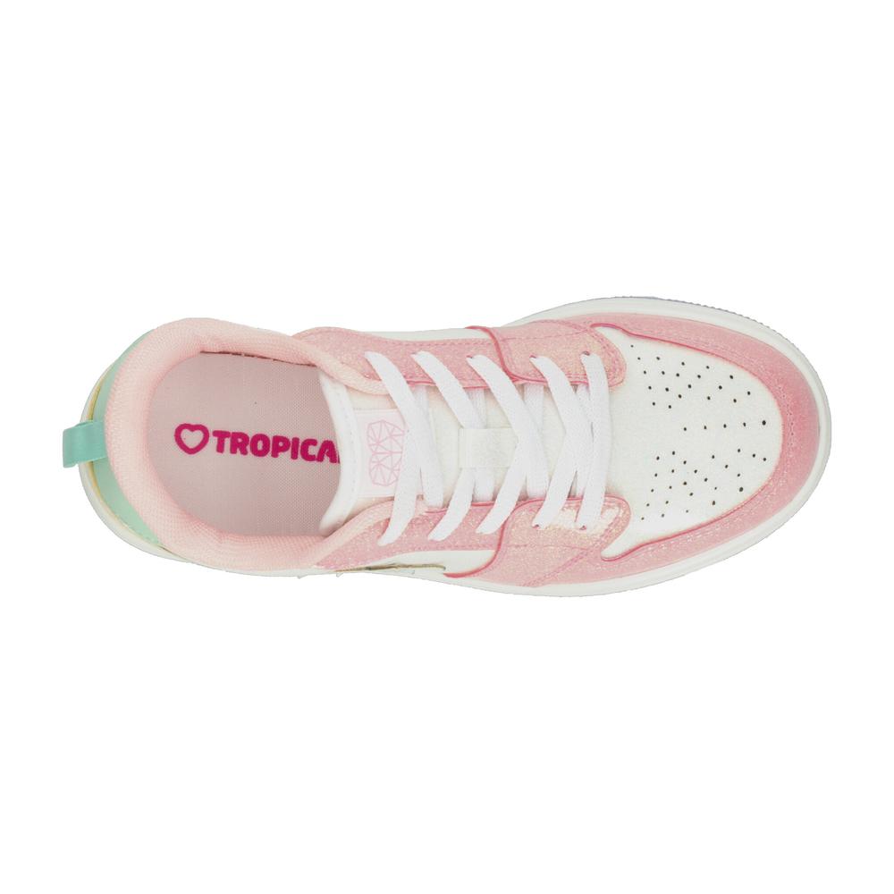 Foto 9 pulgar | Tenis Tropicana Rosa Para Niña T18-22 [tro1522] Rosa