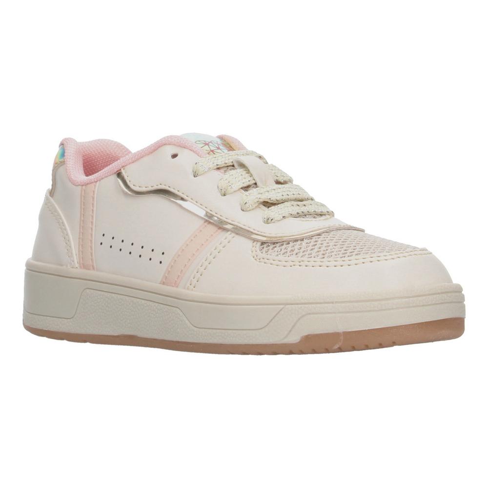 Foto 4 pulgar | Tenis Tropicana Latte Con Rosa Pastel Para Niña [tro1374] Beige