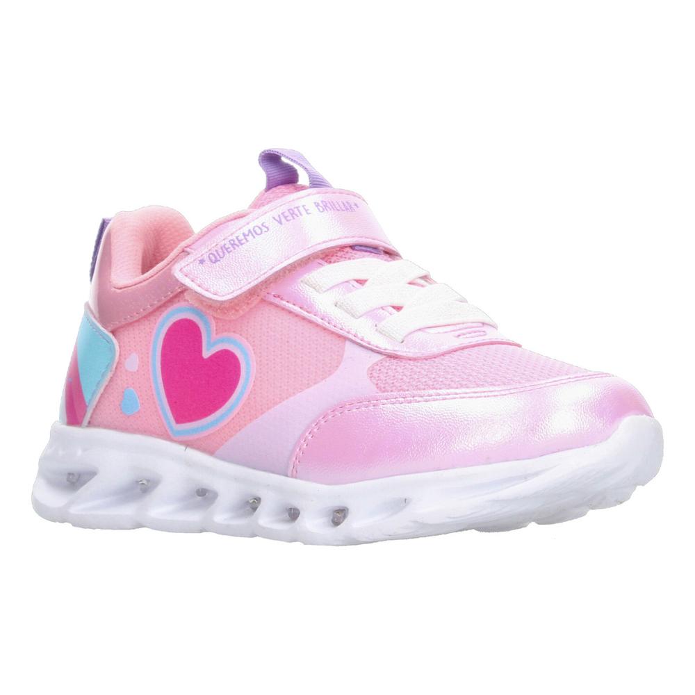 Foto 2 | Tenis Tropicana Rosa Con Luces Led Para Niña Rosa