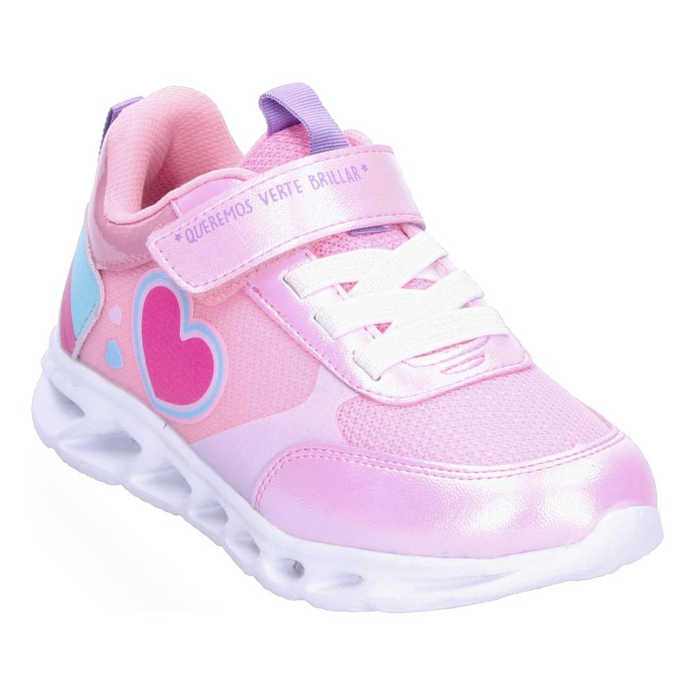 Foto 5 | Tenis Tropicana Rosa Con Luces Led Para Niña Rosa