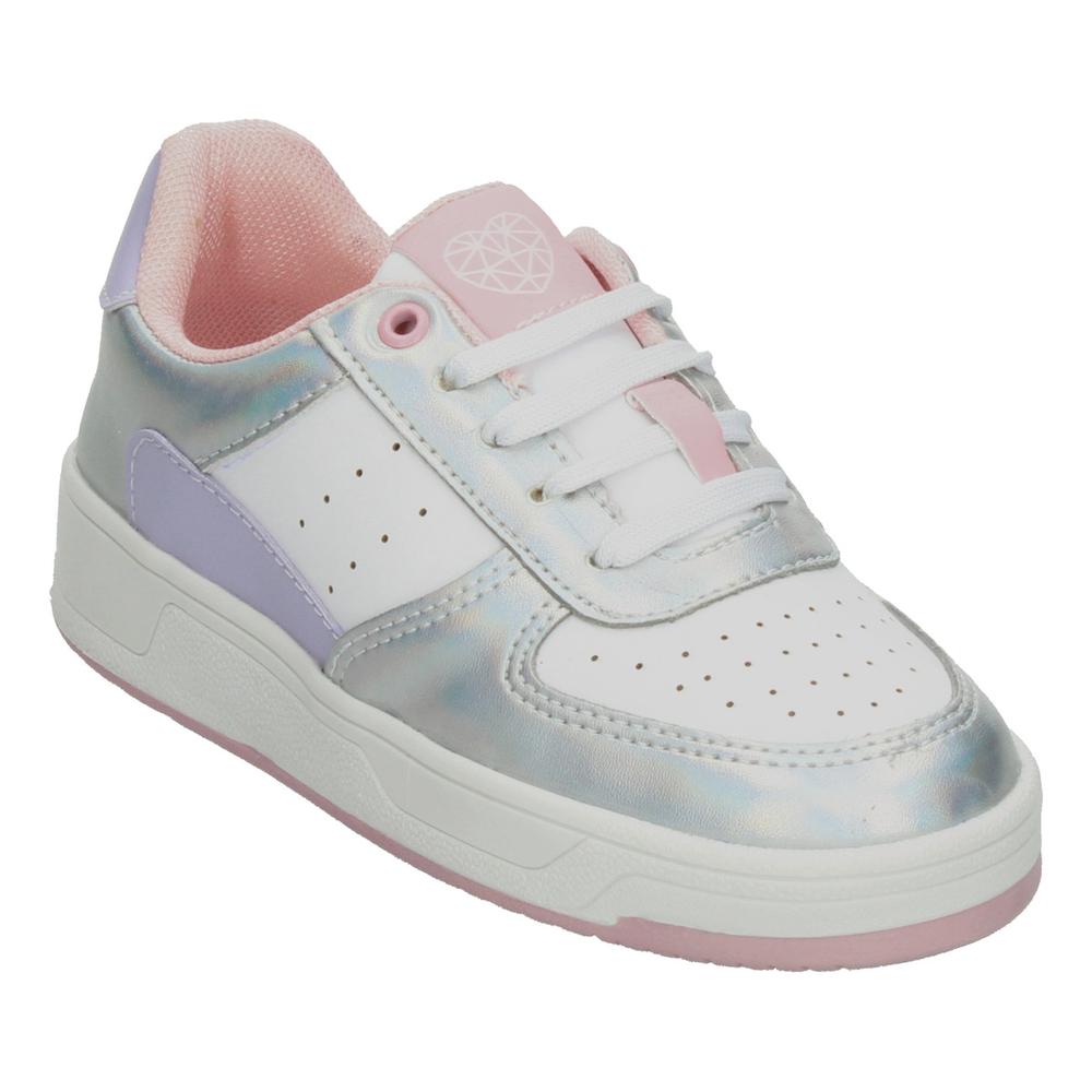 Foto 3 pulgar | Tenis Tropicana Plateado Para Niña [tro1320] Blanco