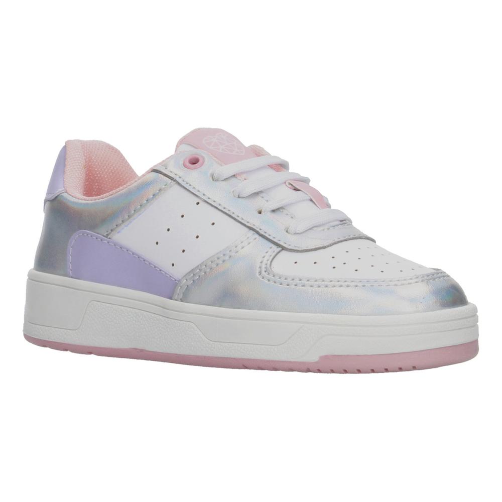 Foto 4 pulgar | Tenis Tropicana Plateado Para Niña [tro1320] Blanco