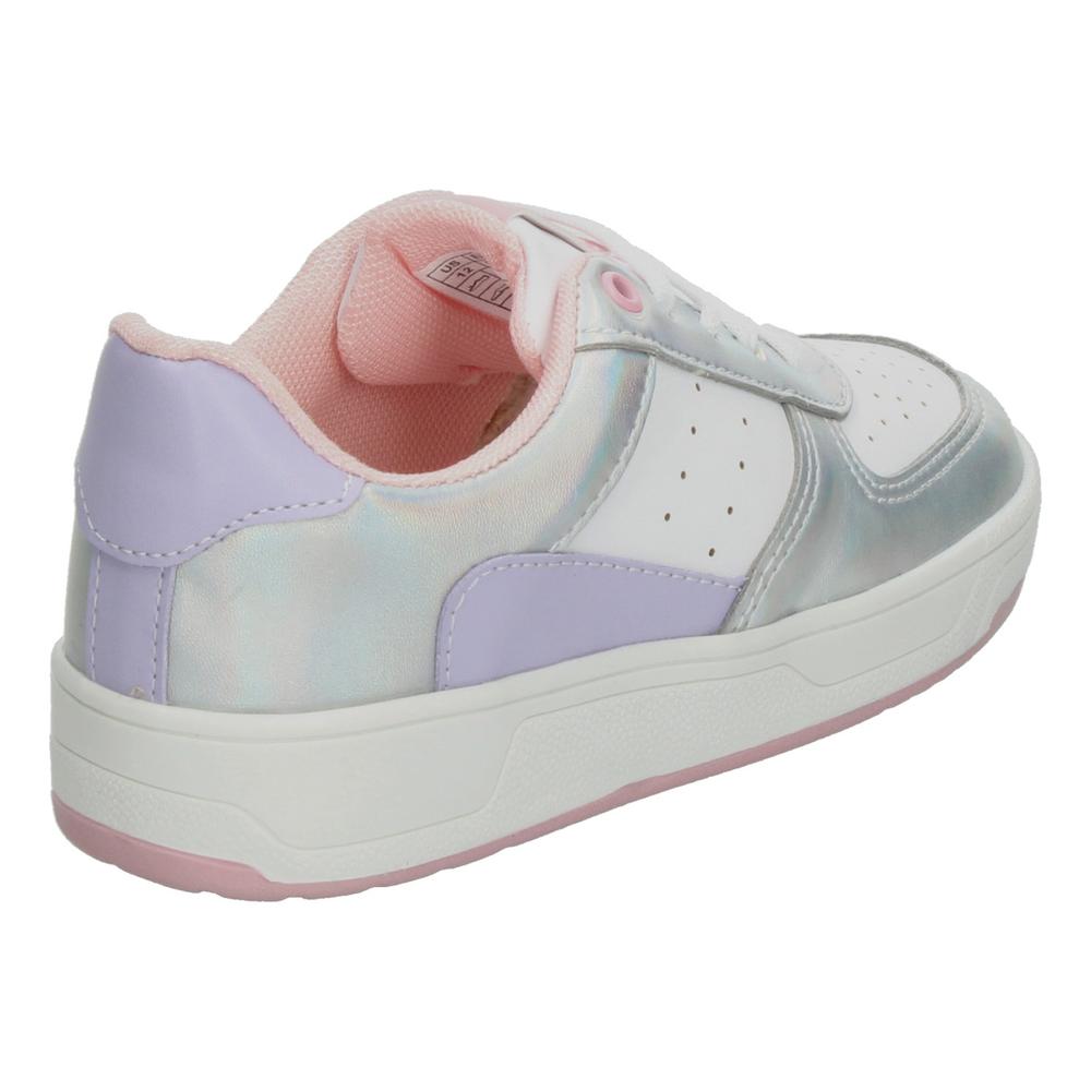 Foto 5 | Tenis Tropicana Plateado Para Niña [tro1320] Blanco