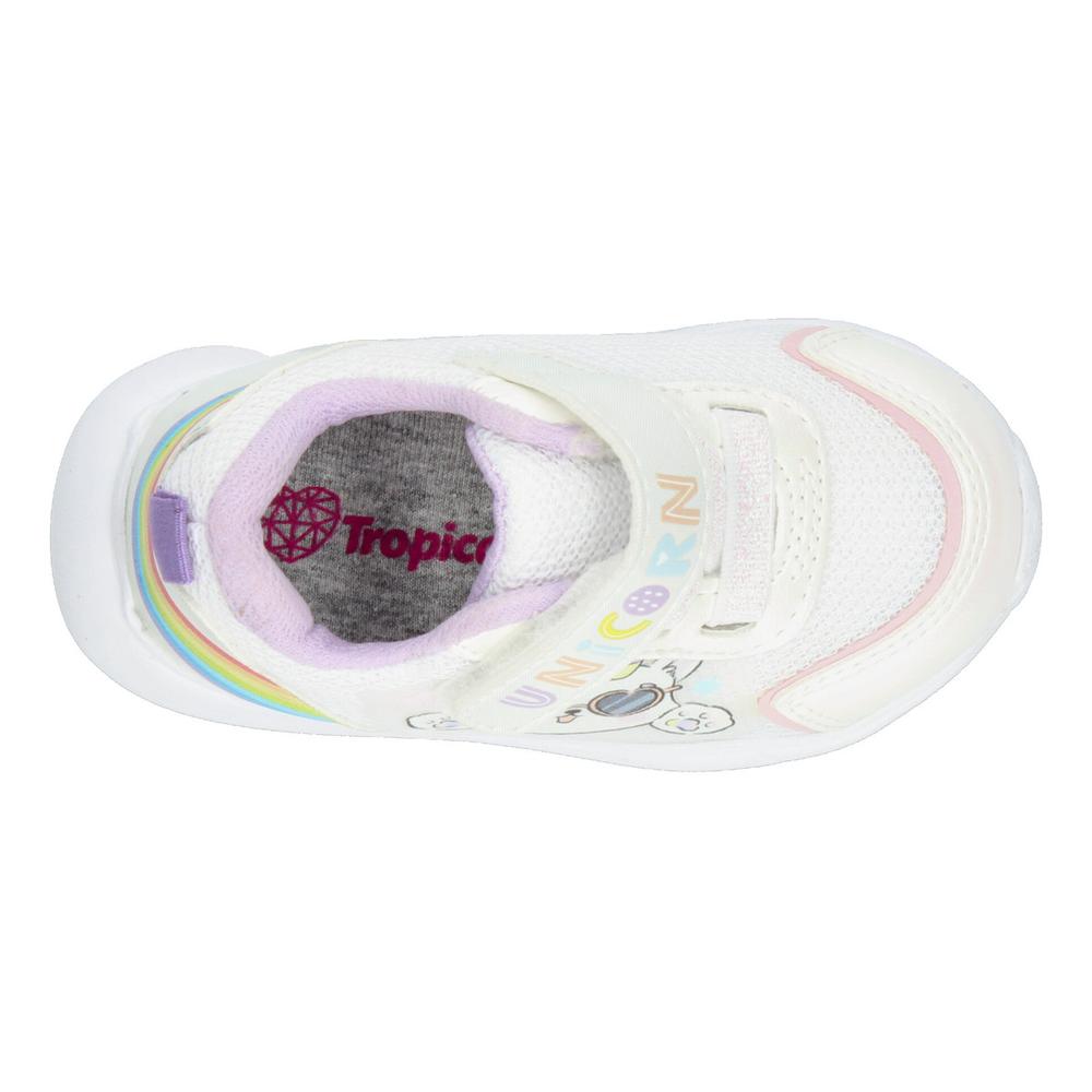 Foto 8 pulgar | Tenis Tropicana Blanco Para Niña [tro1441] Multicolor