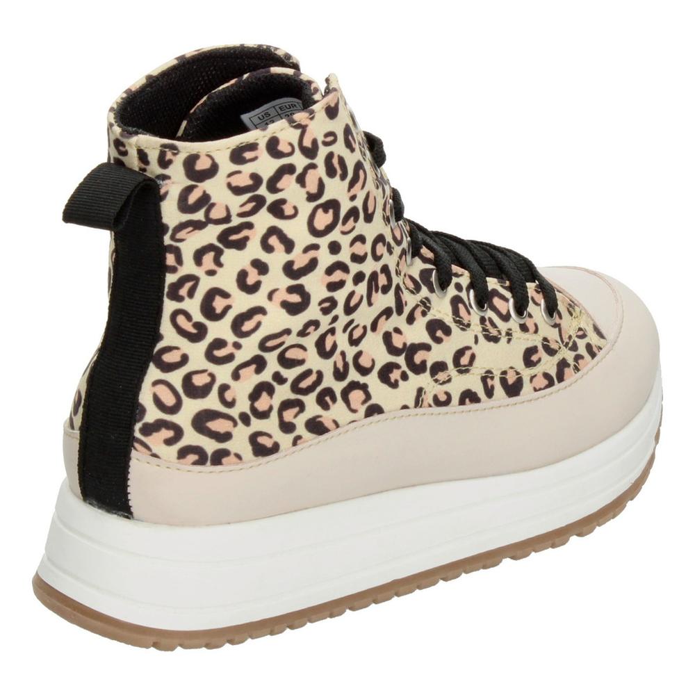 Foto 5 | Tenis Tropicana Animalprint Para Niña [tro1379] Cafe