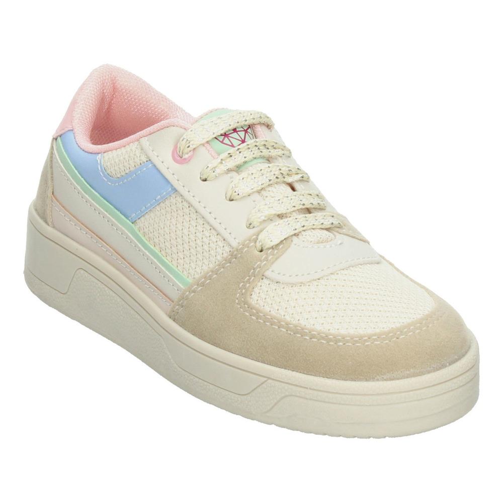 Foto 3 pulgar | Tenis Tropicana Latte Para Niña [tro1376] Beige