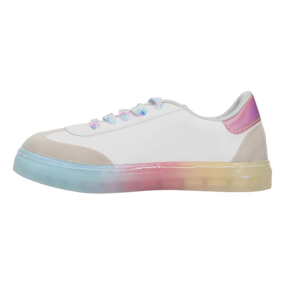 Foto 4 pulgar | Tenis Tropicana Blanco Cintas Multicolor Para Niña Multicolor
