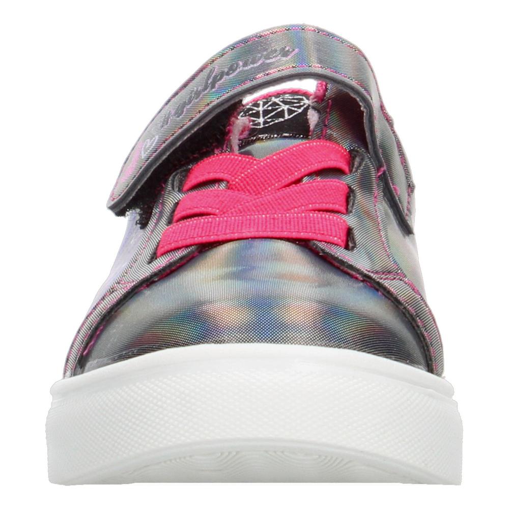 Foto 6 | Tenis Tropicana Plateado Con Corazones Para Niña [tro1399] Multicolor