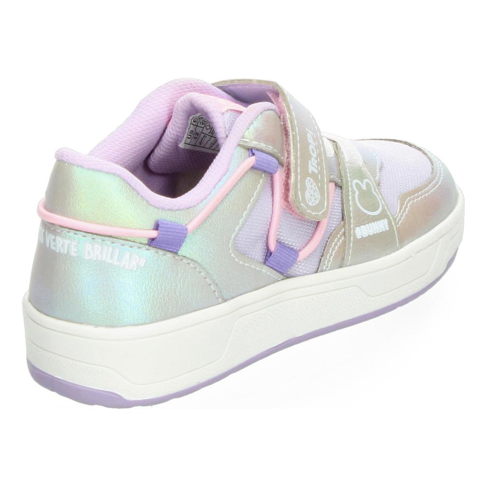 Foto 4 pulgar | Tenis Tropicana Multicolor Velcro Cintas Elásticas Para Niña Multicolor