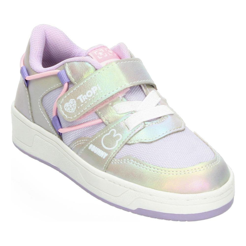 Foto 5 pulgar | Tenis Tropicana Multicolor Velcro Cintas Elásticas Para Niña Multicolor