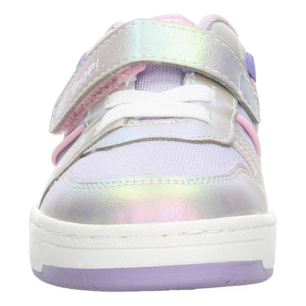 Foto 7 pulgar | Tenis Tropicana Multicolor Velcro Cintas Elásticas Para Niña Multicolor