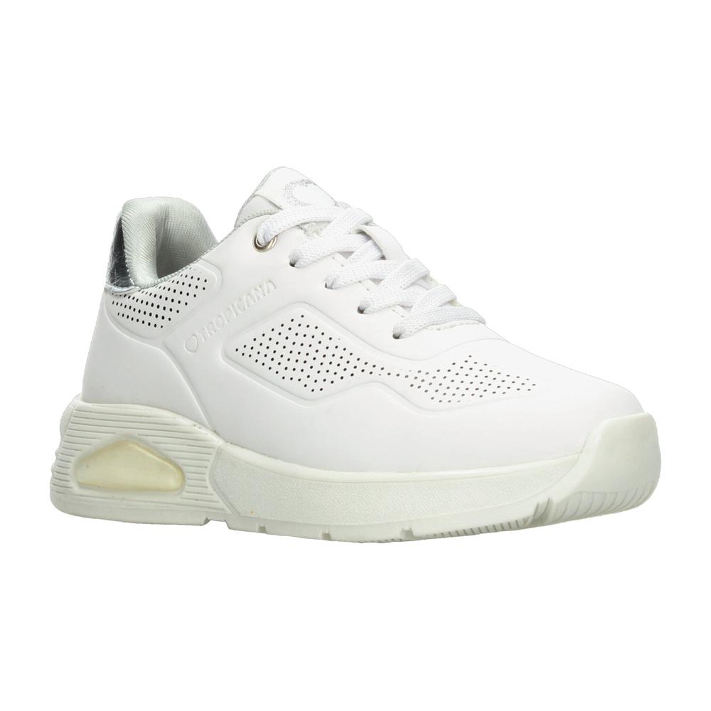 Foto 3 pulgar | Tenis Tropicana Blanco Para Niña T18-22 [tro1530] Blanco