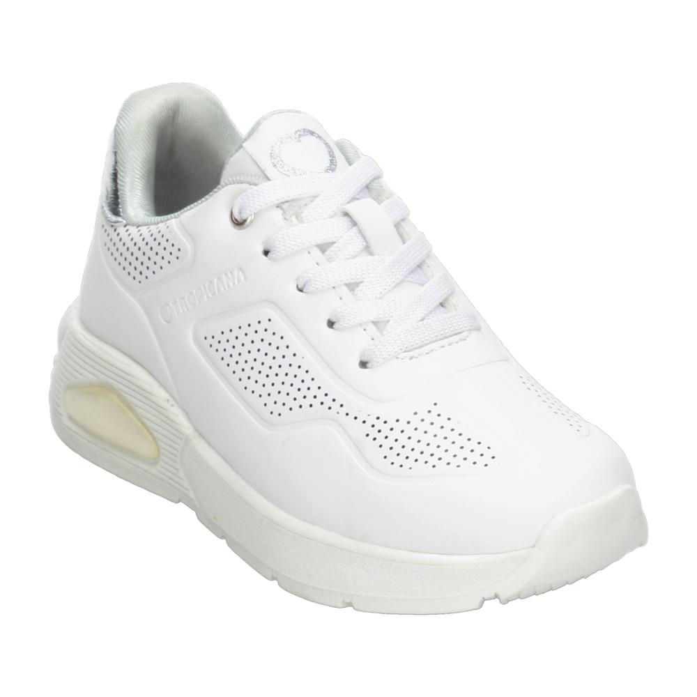 Foto 5 pulgar | Tenis Tropicana Blanco Para Niña T18-22 [tro1530] Blanco