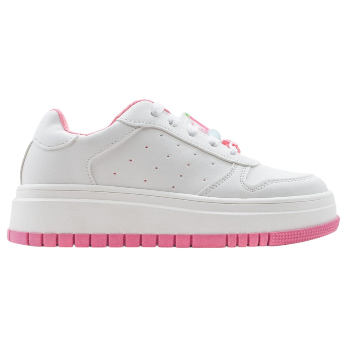 Foto 4 pulgar | Tenis Exterior Piel Color Blanco Para Niña De Rbcollection