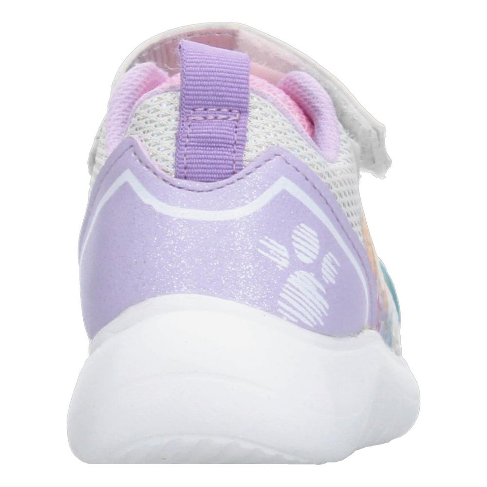 Foto 8 pulgar | Tenis Niña Paw Patrol Nickelodeon Plateado Ajuste Velcro Infantil Morado Lila Cómodo Ligero Lila