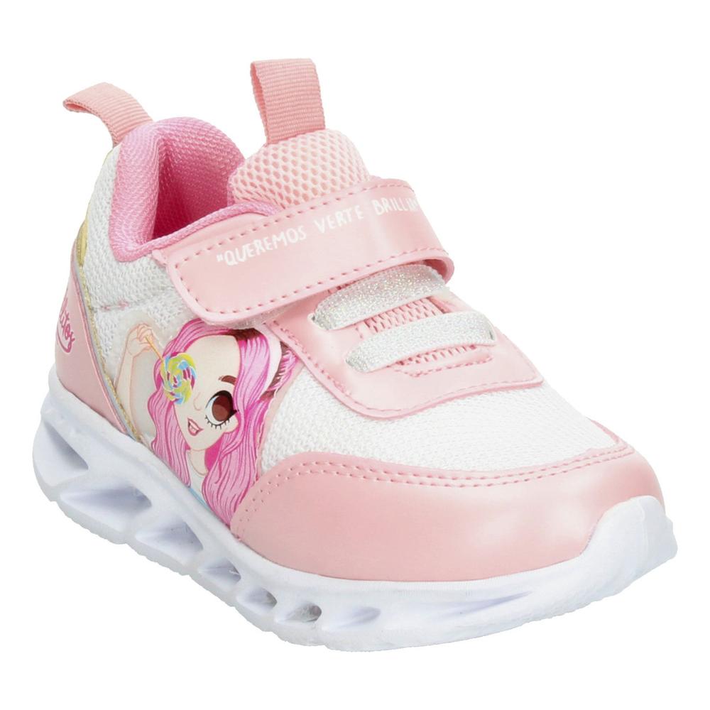 Foto 5 pulgar | Tenis Mis Pastelitos Rosa Para Niña [mpt13] Blanco