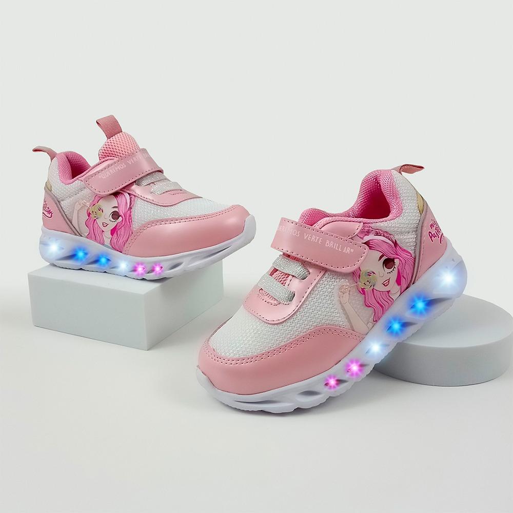 Foto 7 | Tenis Mis Pastelitos Rosa Para Niña [mpt13] Blanco