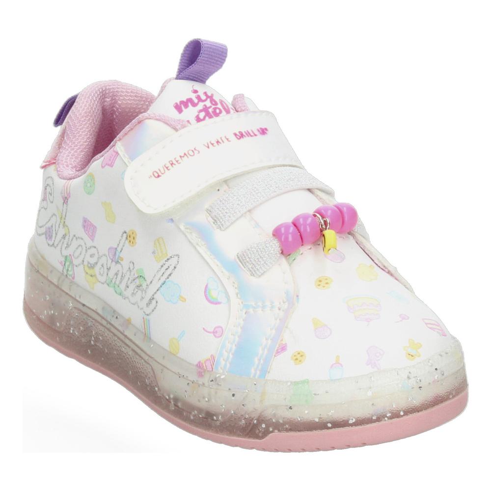 Foto 3 pulgar | Tenis Mis Pastelitos Blanco Para Niña [mpt11] Multicolor